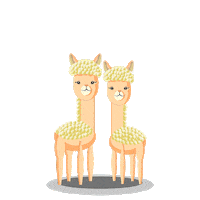 Llamas Love Sticker