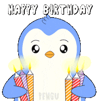 Happy Birthday Penguin Sticker by Pudgy Penguins