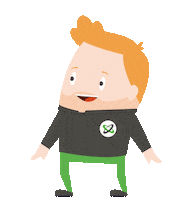 Happy Girl Sticker by Beeldprikkels