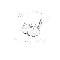 Angry Cat Sticker
