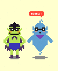 bandits animation pixel illustration pixel art GIF