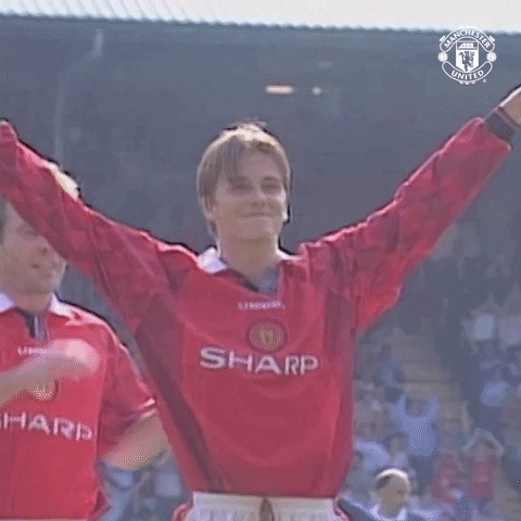 David Beckham Sport GIF by Manchester United