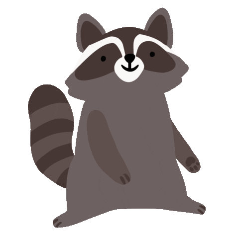 Baton Rouge Raccoon Sticker by BREC Parks