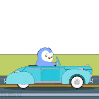 Travel Driving Sticker by Pudgy Penguins