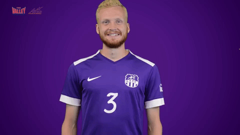 purple aces evansville GIF by Missouri Valley Conference