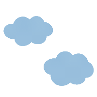 雲 天気 Sticker
