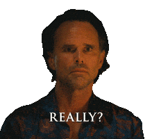Surprised Walton Goggins Sticker by HBO Max
