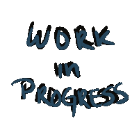 Working Work In Progress Sticker
