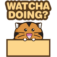 Fuzzballs anime cat cute cartoon Sticker