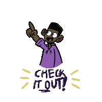 ploopydopsy wow check it out check that out ploopy Sticker