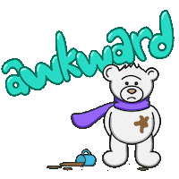 kaustubhadhav fun coffee bear awkward Sticker