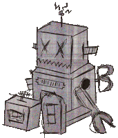 Robot Cpx Sticker by BIGMAMA