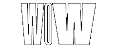 Font Wow Sticker