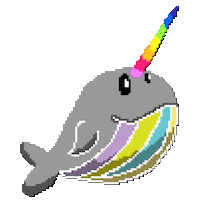 Pixel Rainbow Sticker
