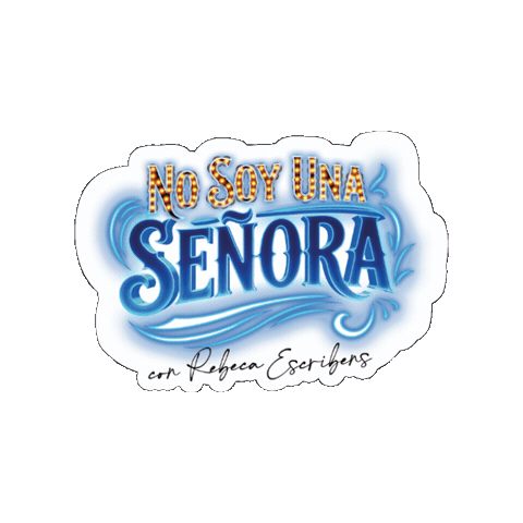 Rebeca Escribens Señora Sticker by Bluhaus