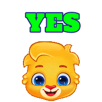 Uh Huh Yes Sticker by Lucas and Friends by RV AppStudios