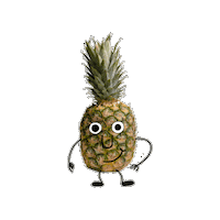 Fruit Pineapple Sticker by PlumFilms