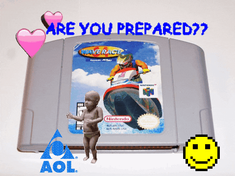 wave race nostalgia GIF by Jess