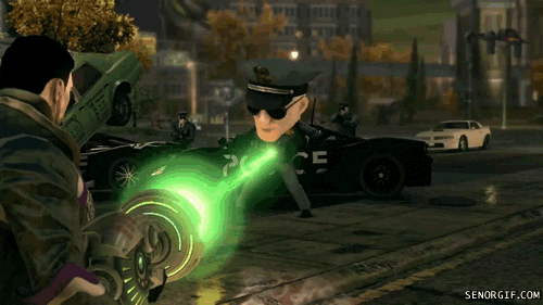 saints row guns GIF by Cheezburger