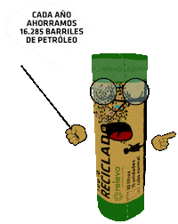 Basura Reciclado Sticker by Relevo Contigo