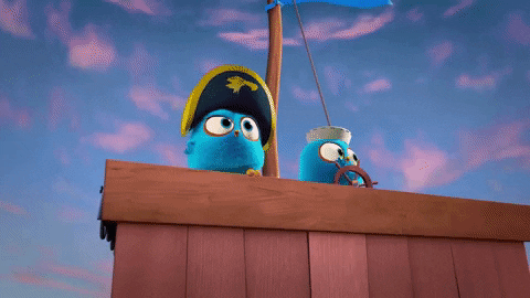blues pirates GIF by Angry Birds