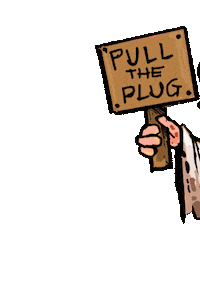 Death Ptpp Sticker by Pull The Plug Patches