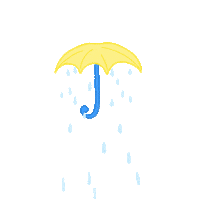 Sad Rainy Day Sticker by Tj Blake