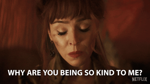 Why Are You Being Nice Neil Gaiman GIF by NETFLIX