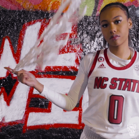 Net GIF by NC State Athletics