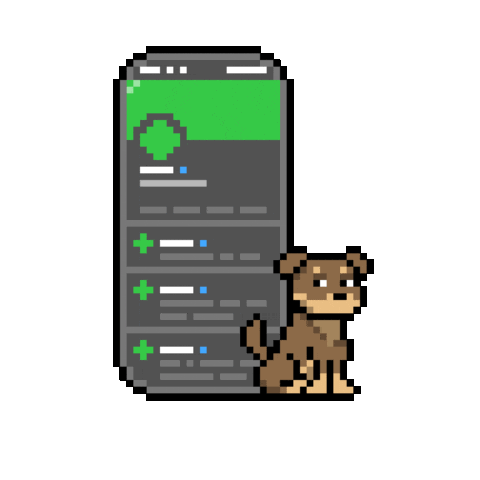 Happy Good Vibes Sticker by Doginal Dogs