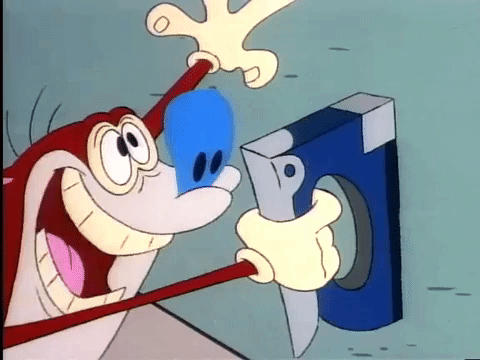 ren and stimpy nicksplat GIF
