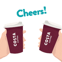 Costa Coffee Cheers Sticker by Costa