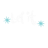 Christmas Snow Sticker