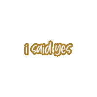 TOWC i said yes towc the ohio wedding collective Sticker
