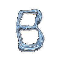 B Font Sticker