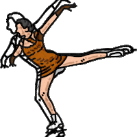 carteblanchelabs figureskating figure skater figureskater medvedeva Sticker