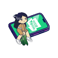 Chibi Webtoon Sticker