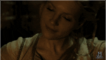hair smile GIF by Vikings on HISTORY