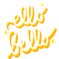 emmay04 hello hi hey yellow Sticker