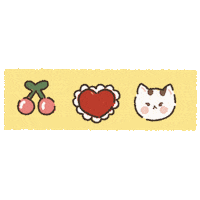 Cat Love Sticker by Tift