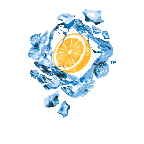 sparklingicespiked dancing summer ice fruit Sticker
