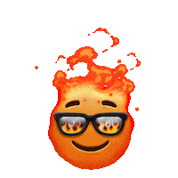 Summer Fire Sticker by Emojiup