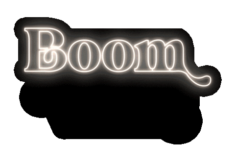 Neon Boom Sticker by Timmermann Group