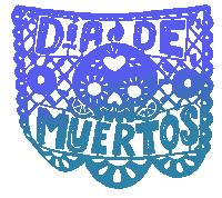 sticker dia de muertos