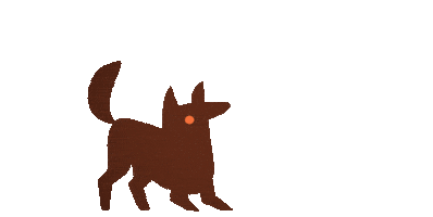 Happy Dog Sticker by YK Animation Studio