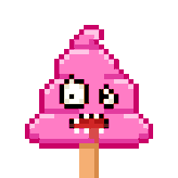 Art Shitting Sticker by Poopies.io
