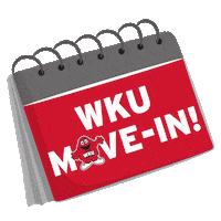 Move In Big Red Sticker by Western Kentucky University