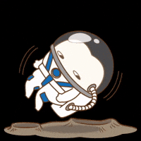 Universe Astronaut GIF by dental_sozai