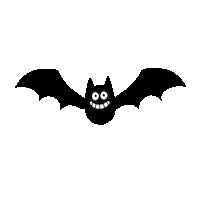 Chauve Souris Halloween Sticker by Tiffany Cooper