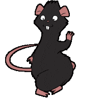 Dance Rat Sticker